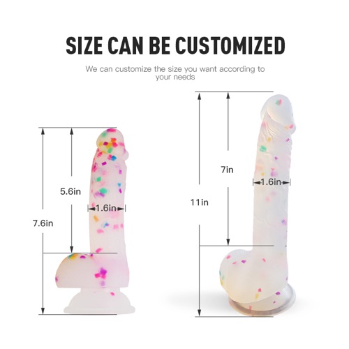 Silikon-Dildo — 17.5–23.8 cm 8